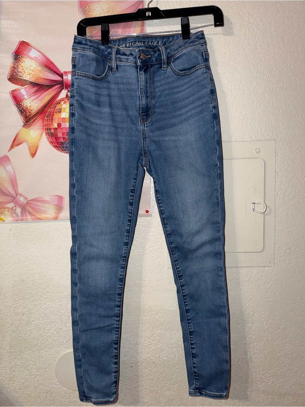 American Eagle Outfitters Skinny Jeans - Medium Blue Wash